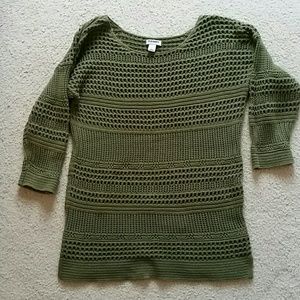 Crochet style sweater